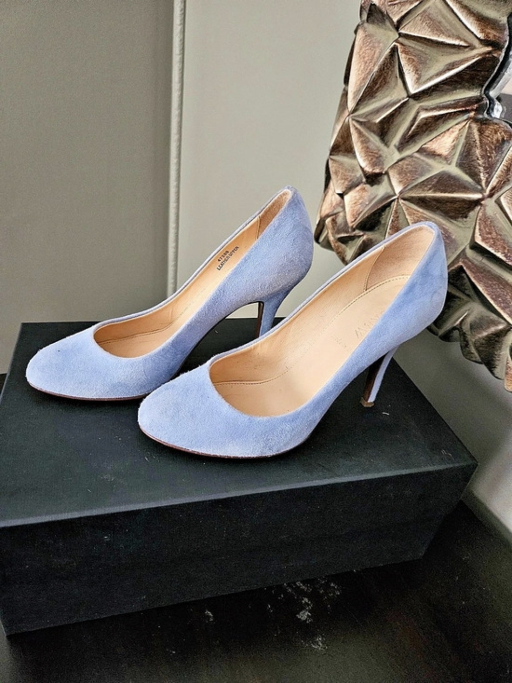 J.Crew Made in Italy Suede Pumps Blue US 6.5